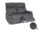 Fauteuil d'appoint en tissu gris