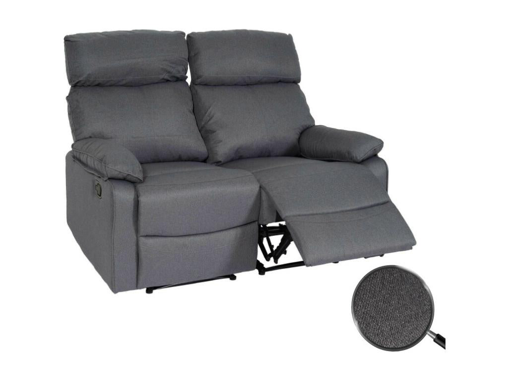 Fauteuil d'appoint en tissu gris