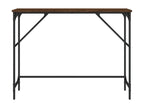 Table en bois composite marron, 100 x 32 x 75 cm