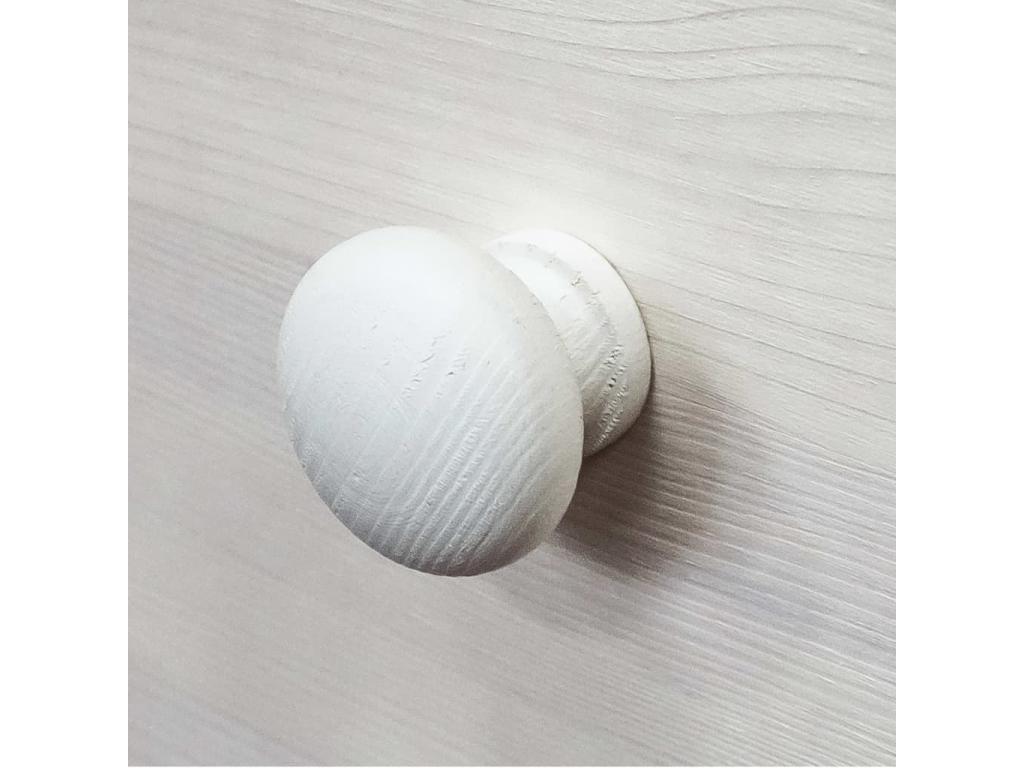 Table en pin brun, 41 x 30 x 42 cm