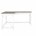Bureau en L Key West 60W pour bureau à domicile par Bush Furniture