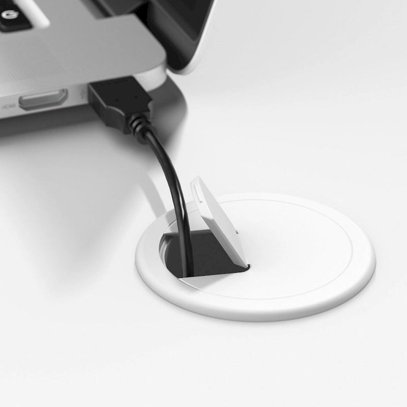 Bureau d'angle Echo 72W à façade incurvée de Bush Business Furniture