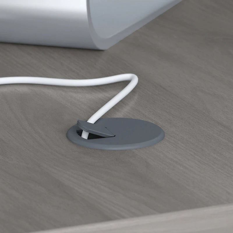 Bureau d'angle Echo 72W à façade incurvée de Bush Business Furniture