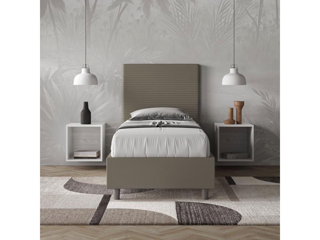 Meuble de maison en cuir marron, 80 x 210 cm