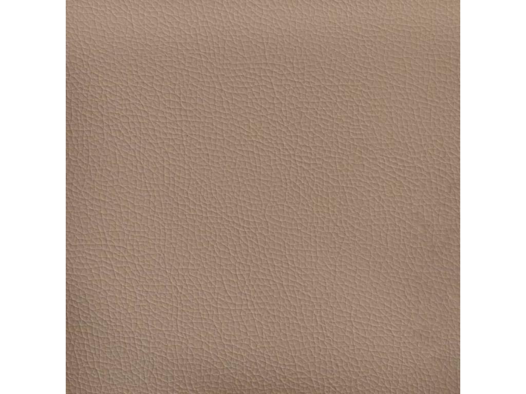 Canapé en similicuir marron