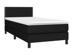 Matelas en tissu noir, 90 x 190 cm - dlz1766456795462