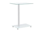 Table d'appoint en verre, 45 x 30 x 58 cm