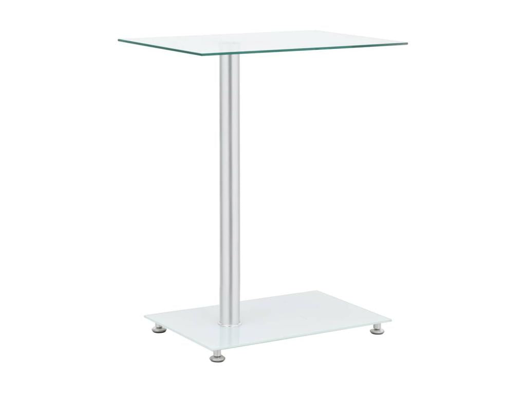 Table d'appoint en verre, 45 x 30 x 58 cm