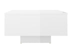 Table basse blanche, 60 x 60 x 31,5 cm