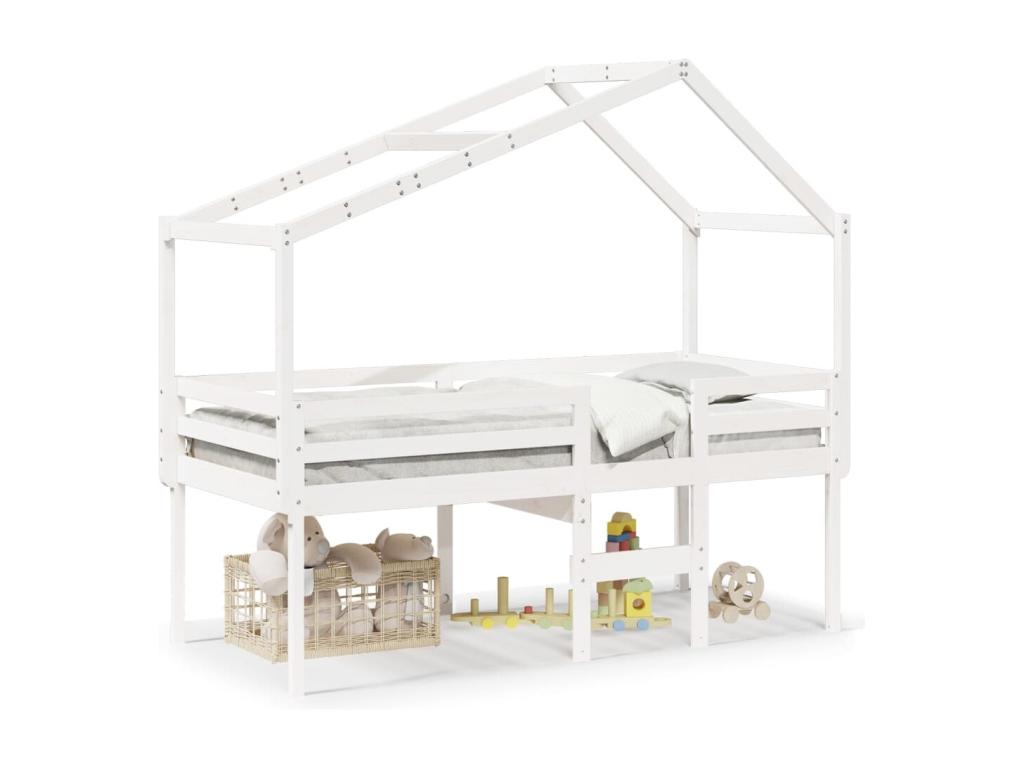 Meuble de maison en pin blanc, 90 x 200 cm - dlz1766456838194