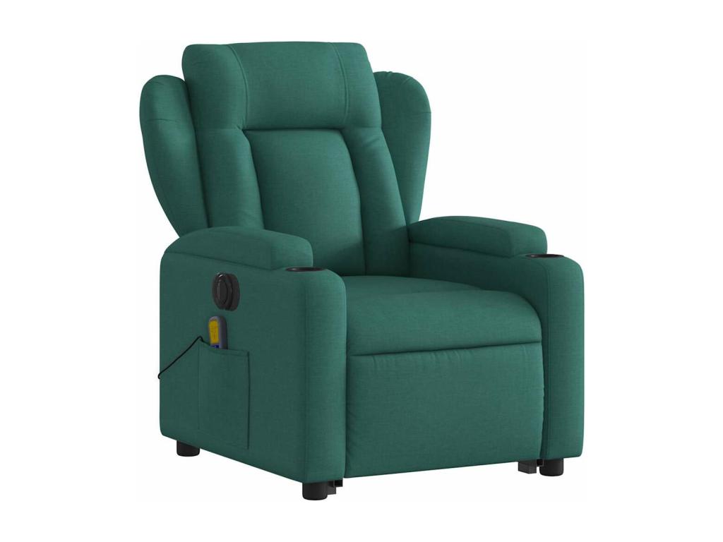 Fauteuil d'appoint en tissu vert