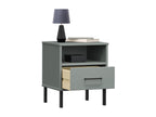 Table en pin gris