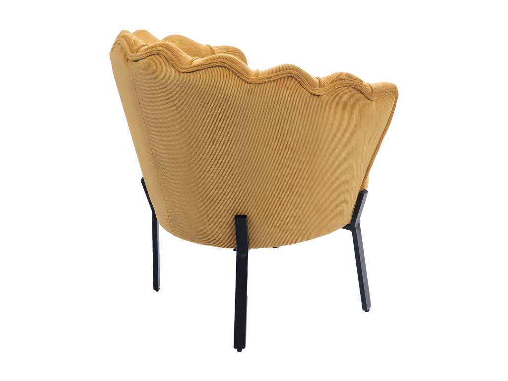 Fauteuil d'appoint jaune