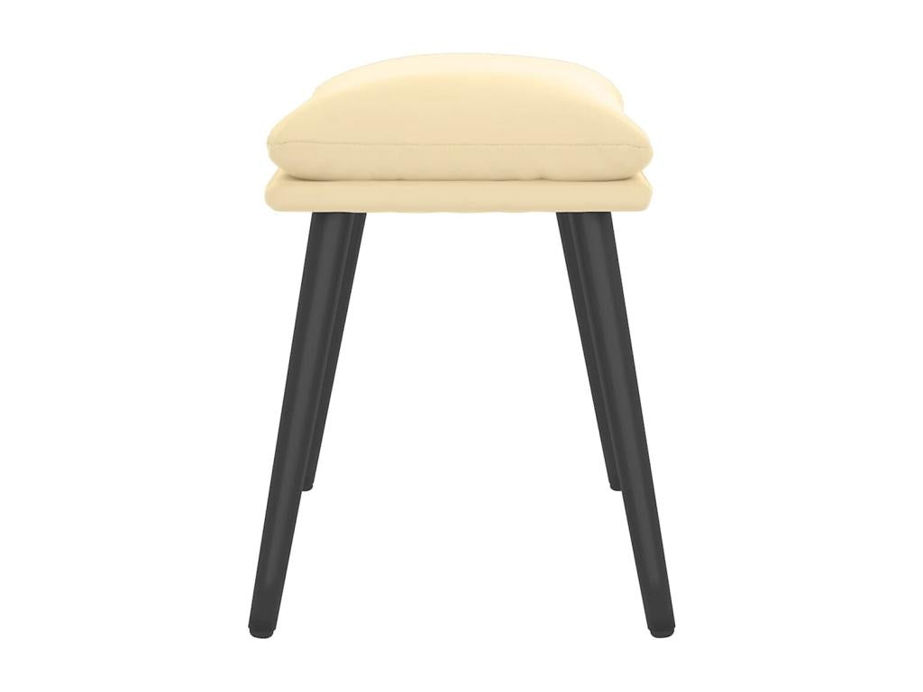 Meuble d'intérieur en velours blanc, 45 x 29,5 x 35 cm