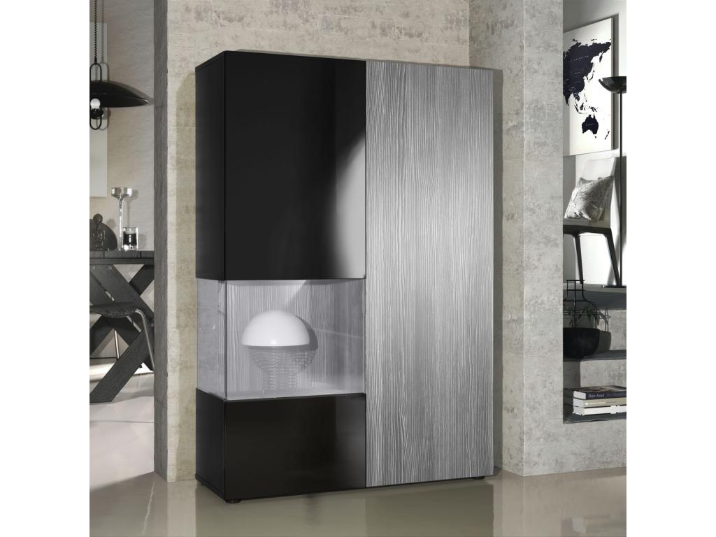 Meuble noir pour la maison, 91,5 x 136,5 x 37 cm