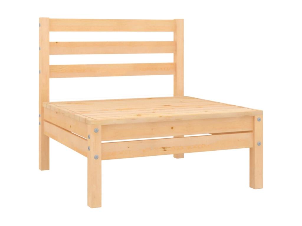 Ensemble de mobilier de jardin en pin naturel - dlz1766456449467