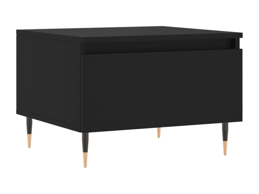 Meuble de maison en bois d'ingénierie noir, 50 x 46 x 35 cm