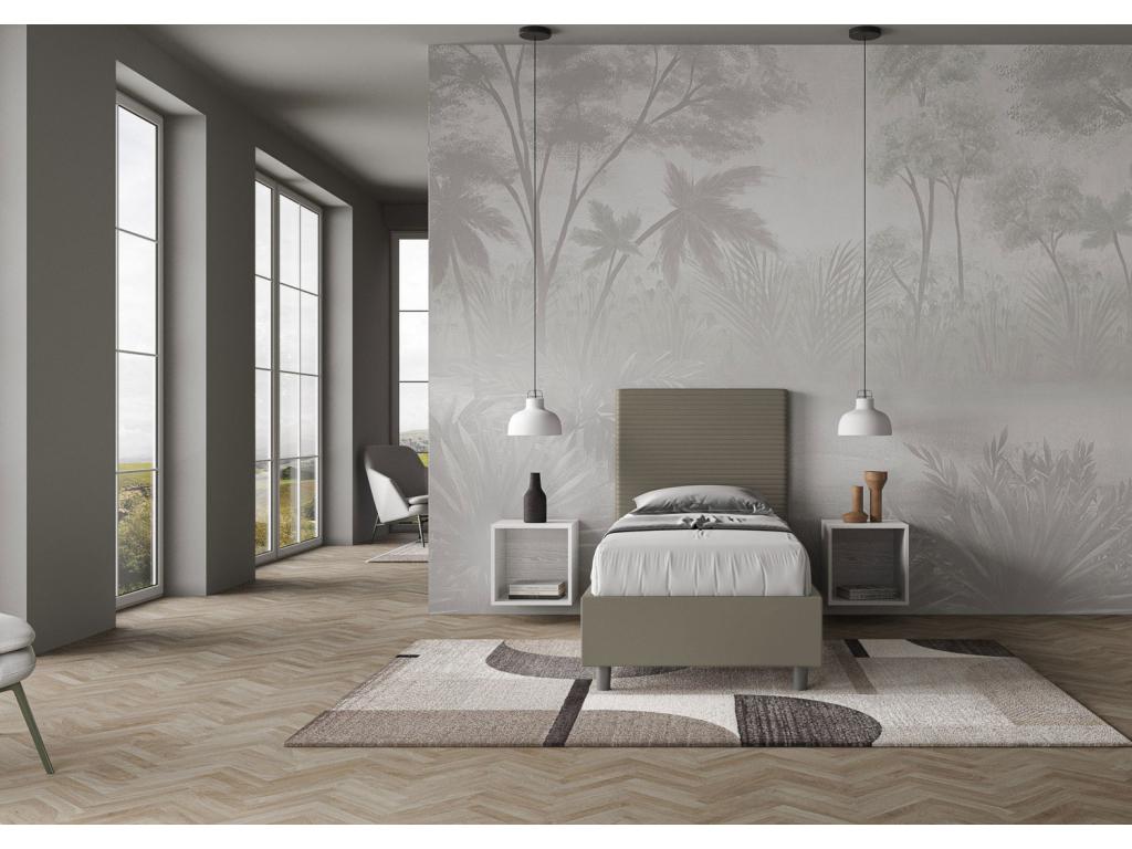 Meuble de maison en cuir marron, 80 x 210 cm