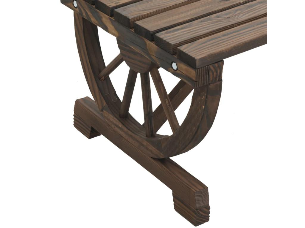 Ensemble de mobilier de jardin en pin brun - dlz1766456628989