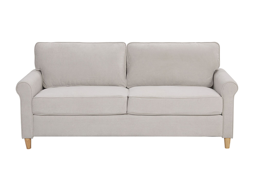 Canapé en velours beige