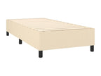 Matelas en tissu beige, 90 x 190 cm