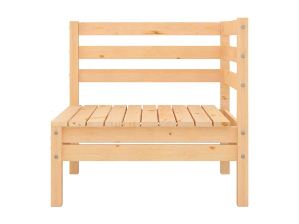 Ensemble de mobilier de jardin en pin naturel - dlz1766456449467