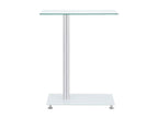 Table d'appoint en verre, 45 x 30 x 58 cm