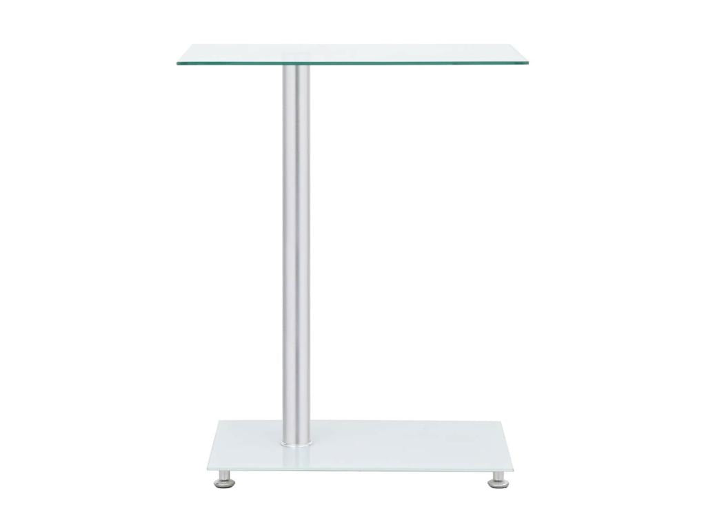 Table d'appoint en verre, 45 x 30 x 58 cm