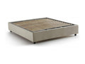 Matelas en tissu beige, 160 x 190 cm