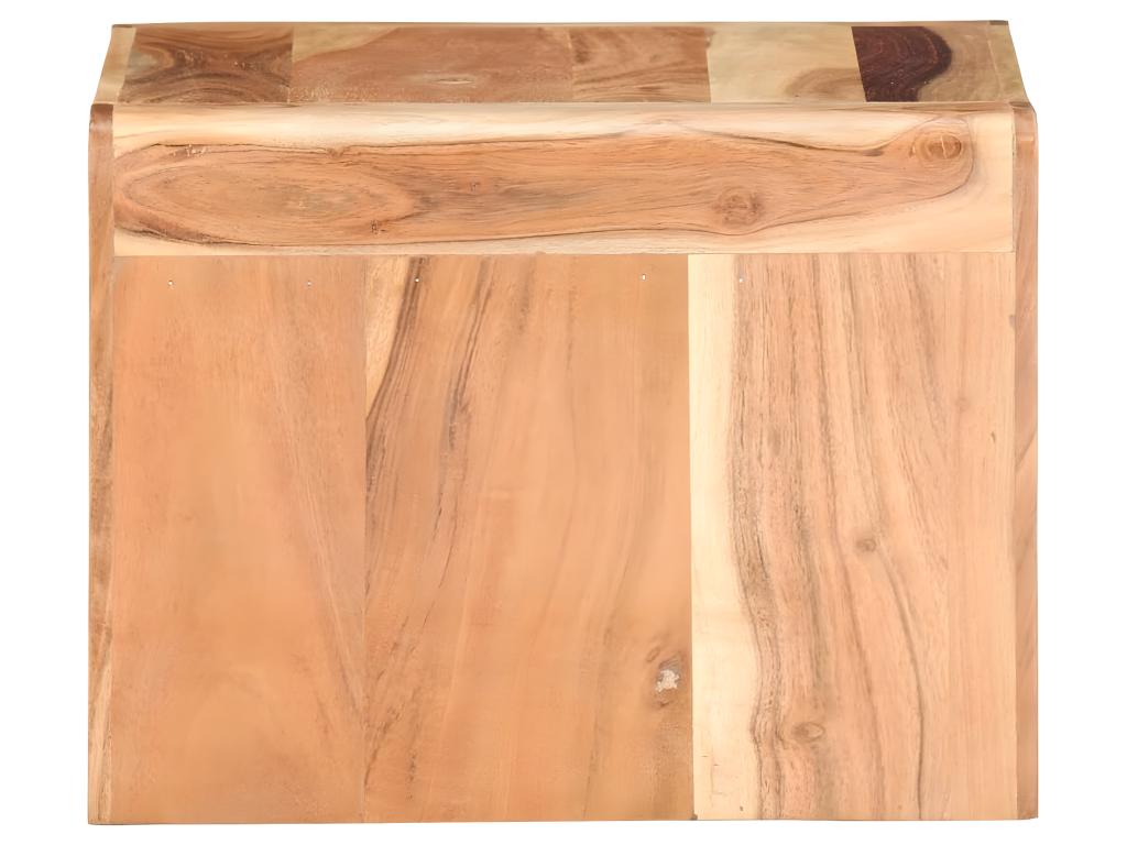 Table d'appoint marron, 43 x 40 x 30 cm