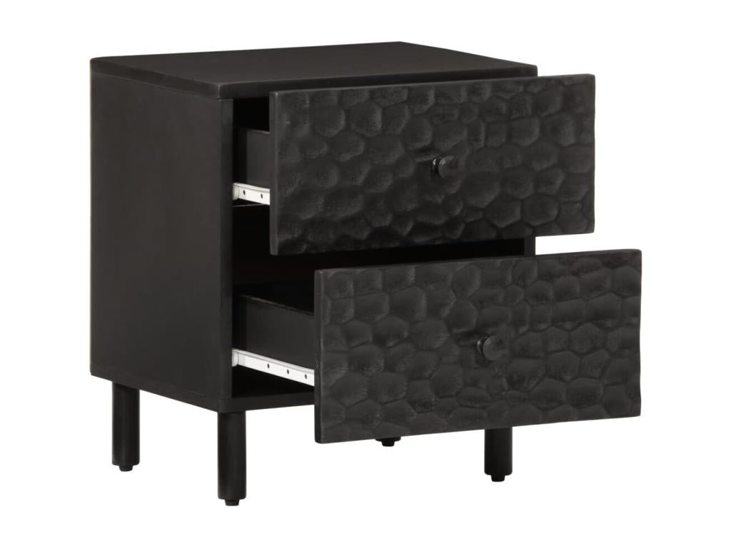 Table noire, 40 x 33 x 46 cm