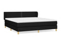 Matelas en tissu noir, 180 x 200 cm - dlz1766456849187