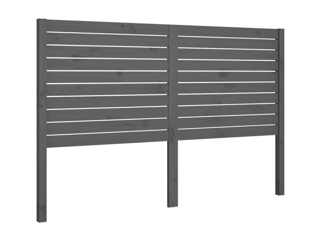 Meuble de maison en bois massif gris, 126 x 4 x 100 cm