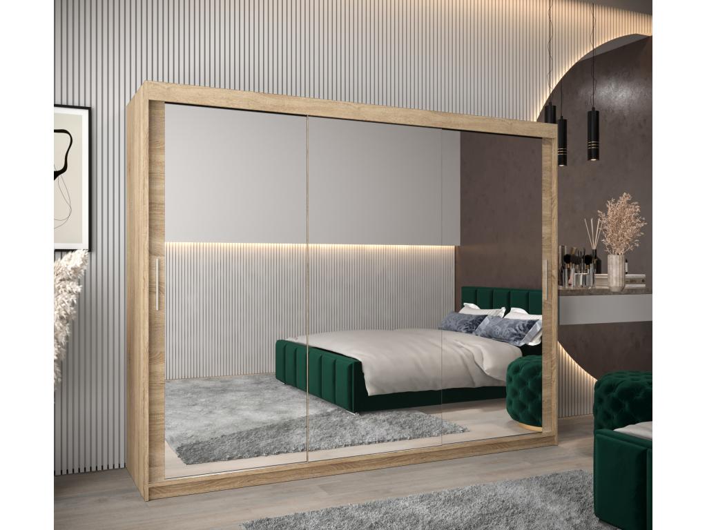 Armoire beige, 250 x 62 x 200 cm