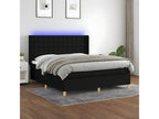 Matelas en tissu noir, 160 x 200 cm - dlz1766457137094