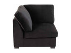 Fauteuil d'appoint en velours noir