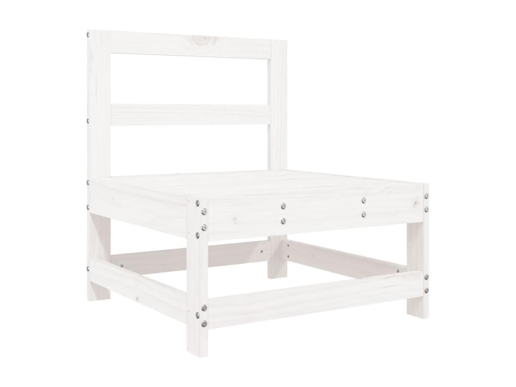 Ensemble de mobilier de jardin en pin blanc - dlz1766456758759