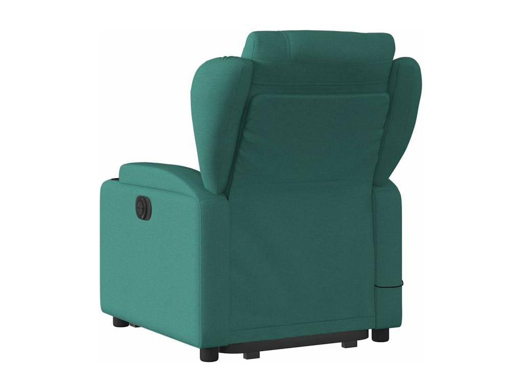 Fauteuil d'appoint en tissu vert