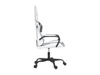 Fauteuil en similicuir blanc - dlz1766456652375