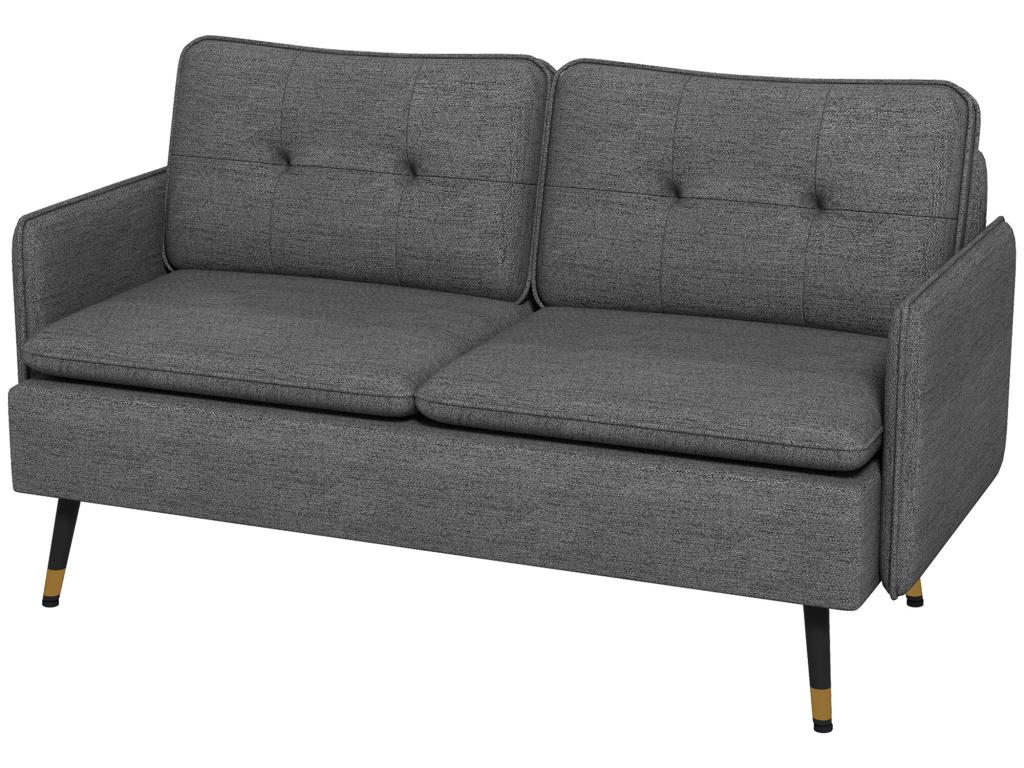 Canapé en tissu anthracite