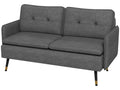Canapé en tissu anthracite