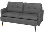 Canapé en tissu anthracite