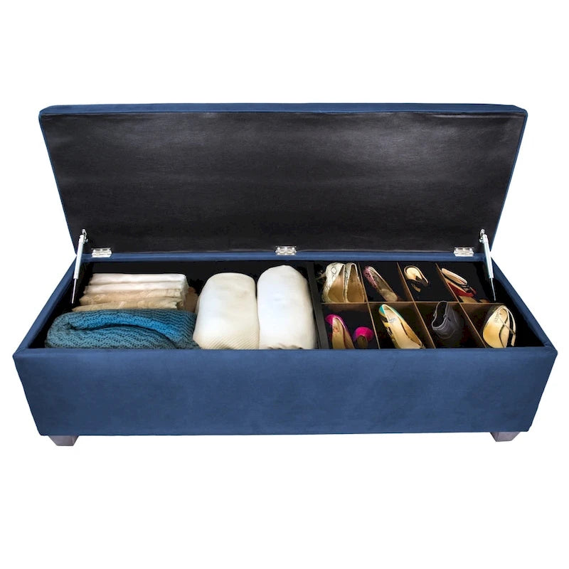 Banc de rangement pour chaussures et lin SOLE SECRET DUO à 10 boutons - OBSESSION