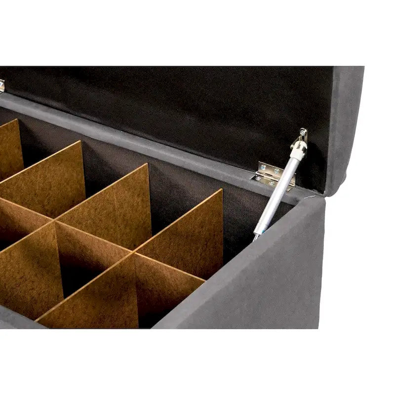 Banc de rangement pour chaussures et lin SOLE SECRET DUO à 10 boutons - OBSESSION