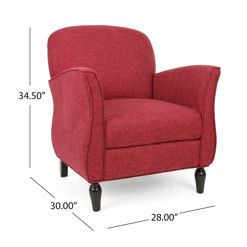 Fauteuil Swainson en tweed traditionnel par Christopher Knight Home