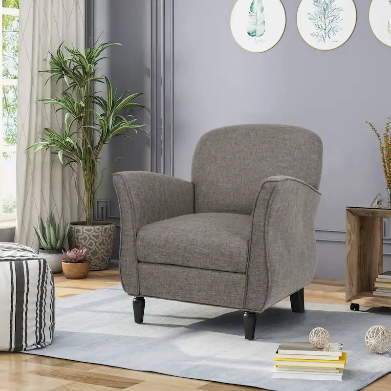 Fauteuil Swainson en tweed traditionnel par Christopher Knight Home