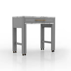 Table de salle à manger haute en bois de style ferme Delware gris de 99 cm (39 pouces) de Furniture of America