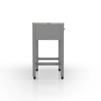 Table de salle à manger haute en bois de style ferme Delware gris de 99 cm (39 pouces) de Furniture of America