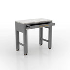 Table de salle à manger haute en bois de style ferme Delware gris de 99 cm (39 pouces) de Furniture of America