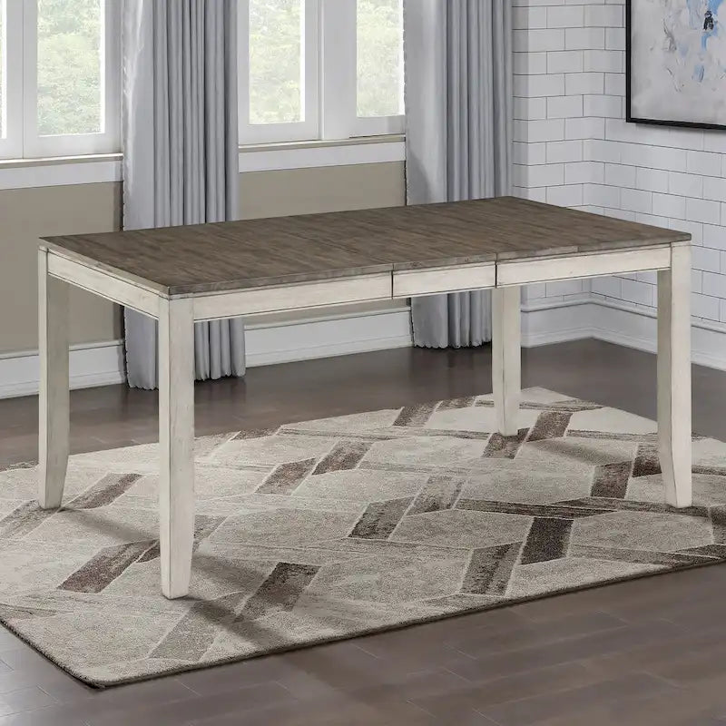 Ensemble de salle à manger 7 pièces Steve Silver Aldrich bicolore fumé